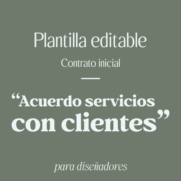 Contrato Inicial Clientes Diseño Logo Branding Acuerdo Blema Estudio