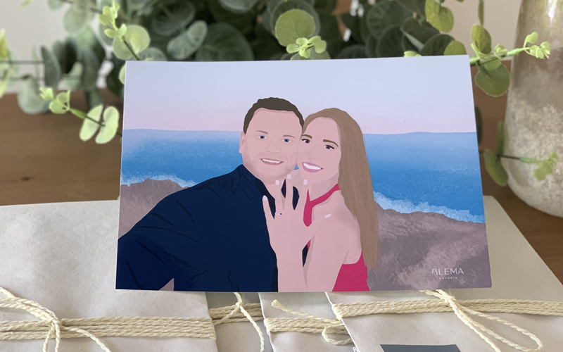 Ilustracion Personalizada Boda