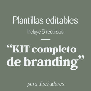 Plantillas Editables Diseñadores Marca Branding Logo Blema Estudio